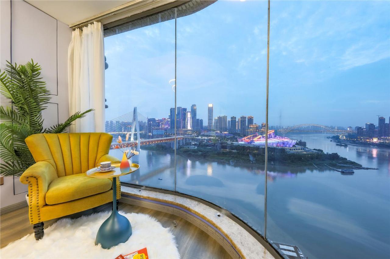 Baihong.Riverview Apartment Чунцин Экстерьер фото