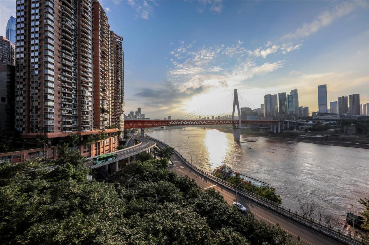 Baihong.Riverview Apartment Чунцин Экстерьер фото