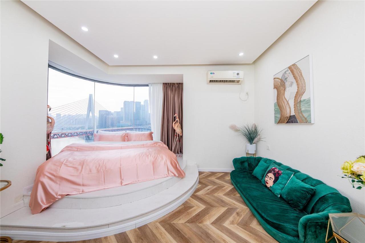 Baihong.Riverview Apartment Чунцин Экстерьер фото